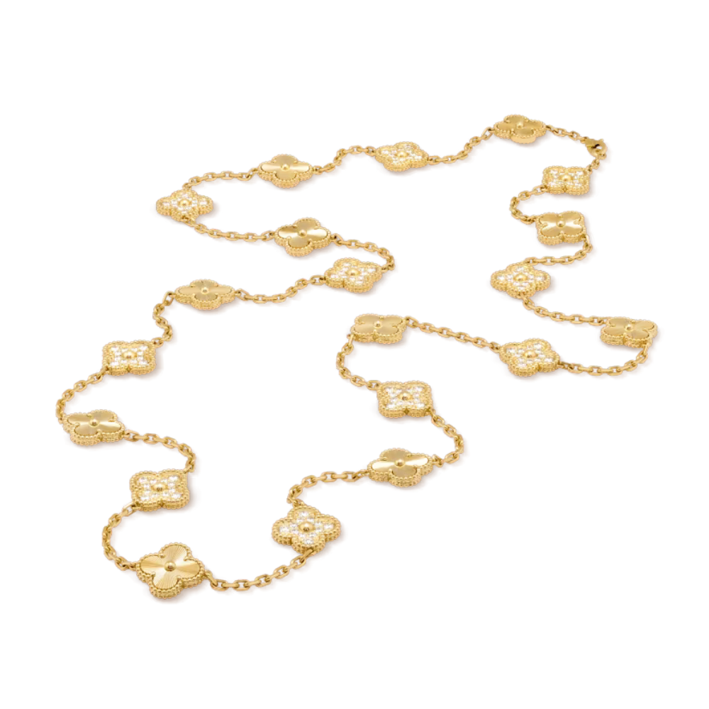 Necklace Kyoto - Gold & Strass